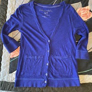 Royal blue cardigan